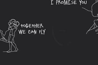 create animated hand drawn lyrics video metal ai music video for your song track