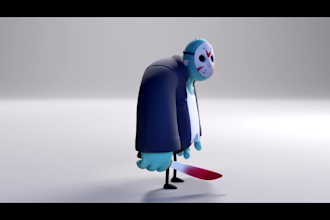 create a stylized 3d character