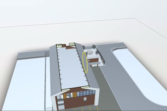 create detailed 3d architectural models in sketchup, revit