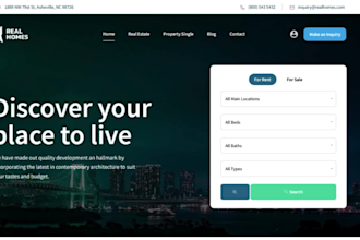 design hotel booking website, vacation rental  airbnb, travel and tour website