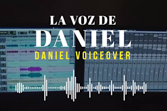 record a professional deep spanish male voice over