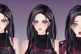 draw and rigging live2d vtuber model in anime style for streaming on twitch