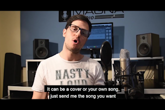 produce your acoustic song with an amazing piano or guitar