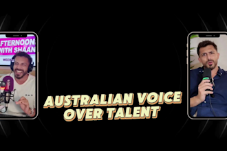 record a professional, broadcast ready commercial voiceover for radio and TV