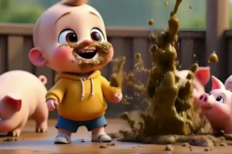 ai video animation, kids animation, animation for kids, kids music, ai animation