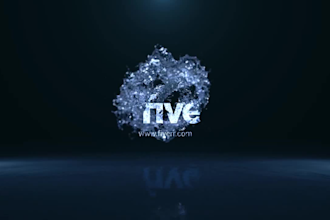 make liquid water logo video in full hd in 24 hours