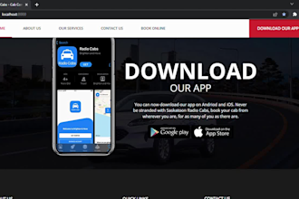 be your frontend web developer using html css js bootstrap