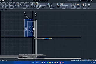 design an accessible bathroom and toilet layout for your space in autocad