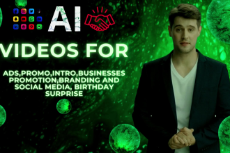 make ai animated talking video by using script and voiceover