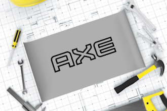 intro video for your logo with construction blueprint