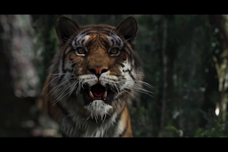 render realistic 3d animal animation, 3d animal creature, animals rigging, fur