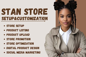 stan store setup stan store marketing stan store sales digital product design