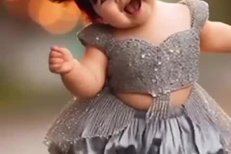 create adorable ai baby fashion show for youtube shorts, tiktok