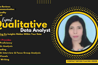 perform expert nvivo qualitative data analysis with detailed reports