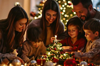 create festive christmas music video animated christmas video lyrics music