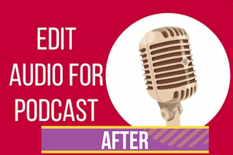 edit audio for podcast or remove noise