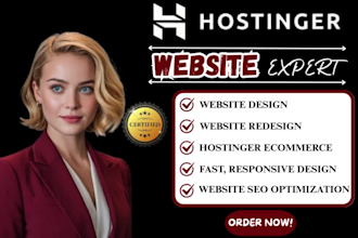 hostinger website design hostinger website redesign ecommerce wordpress website
