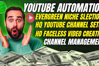 create and manage your youtube or rumble channel for massive growth