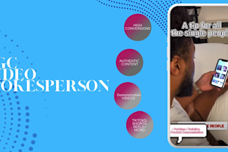 be your professional video spokesperson for ugc
