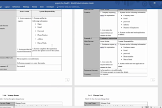 create srs documentation, uml diagrams, and software requirement document