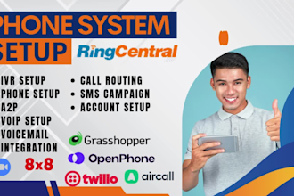 setup fix manage aircall ringcentral voip ivr a2p 10dlc twilio 3cx synthflow