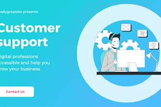 be your customer support representative and virtual assistant