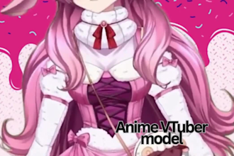 draw and rig pngtuber, 3d vtuber model live2d anime 2d vtuber model, dakimakura