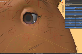 rig 3d quadruped, rig animaze3d, biped character for wonder dynamic, face rig