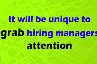write resume, cover letter and prepare linkedin profile