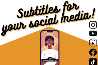 add english or italian subtitles to your social short videos