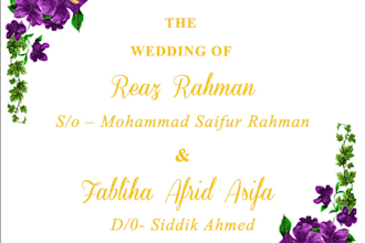 create memorable custom animated wedding invitation video