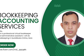 be your quickbooks online bookkeeper as administrative assistant