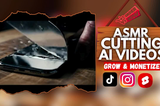 create viral hyper satisfying ai asmr cutting videos marble slicing tiktok reels
