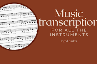 do music transcription of any music by ear