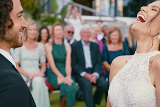do cinematic with smooth wedding video editing
