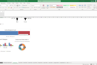make employee work log time card with a database monthly and daily basis