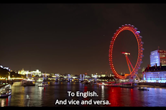 add french or english subtitles to your video