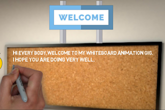 create a HD professional whiteboard animation