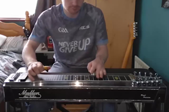 record electric guitar and pedal steel guitar for your music
