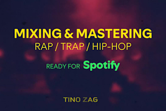create a powerful mix and master for your rap or trap song