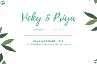 do amazing wedding invitation with cool video