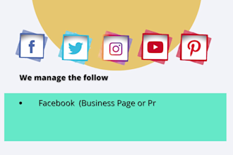 be your social media manager and personal assistant