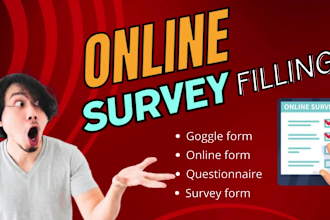 fill online survey google form research questionnaire