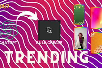 create tiktok youtube short bulk automation with canva trending videos