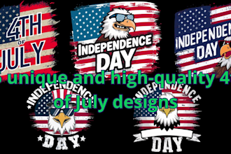 create 4th of tshirt designs 15 ai png svg pdf format