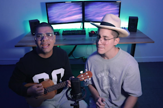 sing, produce and record any song in spanish or english