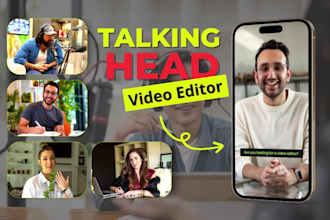 edit your professional talking head influencers podcast style videos