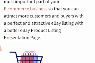 do ebay SEO listing, product listing, ebay lister,optimised ebay listing