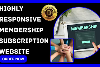 build wordpress membership subscription online course school directory website