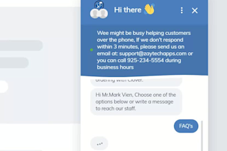 create a chatbot in dialog flow, manychat for social sites
